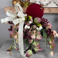 Multi Season Candlestick with Velvet Pumpkin Ornament & Lantern