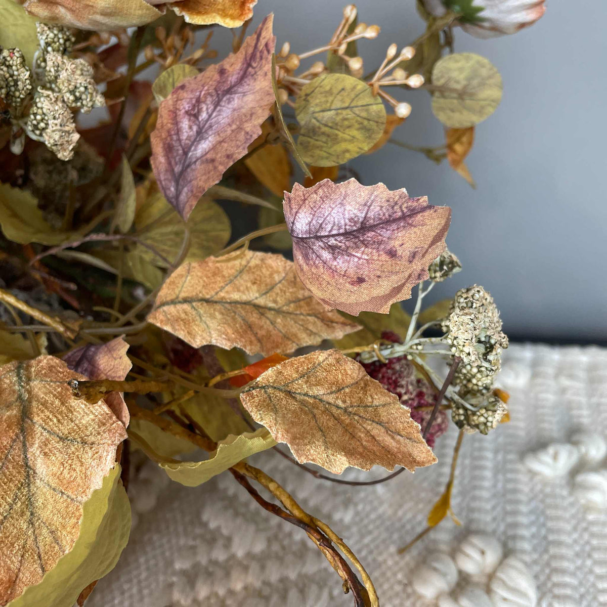 Fall Centerpiece with Sunflowers in Rustic Wood Dough Bowl Arrangement