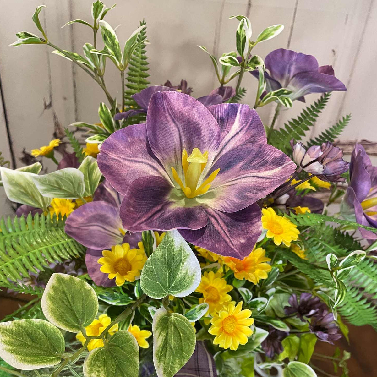 Teacup Planter Spring Tabletop Arrangement